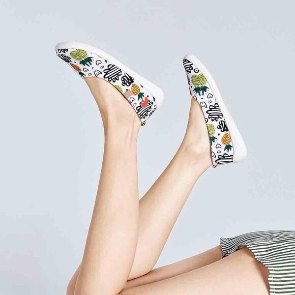 UIN Women's Ballet Flats Pointed Toe Casual Comfort Shoes (sweet pineapple) - Picture 10 of 12